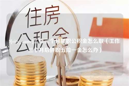 雄安新区工作三个月辞职公积金怎么取（工作三个月后辞职五险一金怎么办）